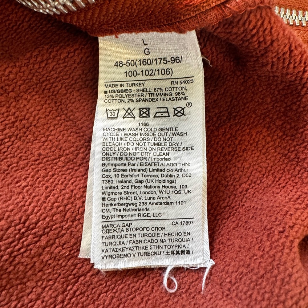 GAP Maternity Rust Sweatshirt - Picture 5 of 5
